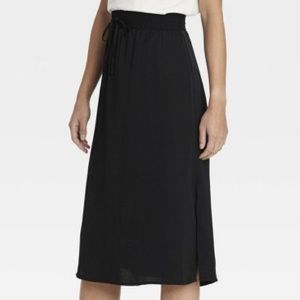 High-Rise Midi Slip Skirt (A New Day)